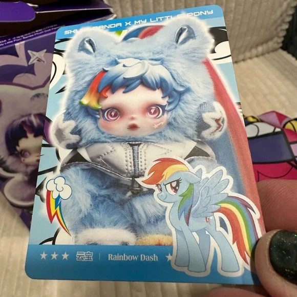 RAINBOW DASH - My Little Pony Skullpanda Plush Pendant.New.Box opened to verify. - Picture 7 of 13